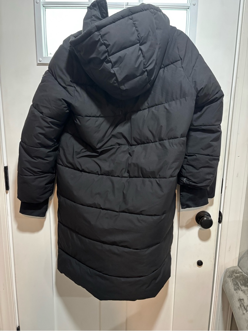 BCBGMaxAzria Black Quilted Jacket *one broken zipper* - Picture 5 of 6